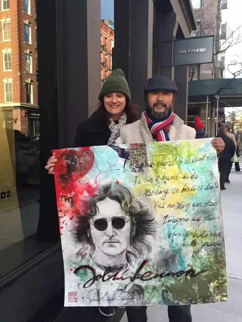 Collector with John Lennon